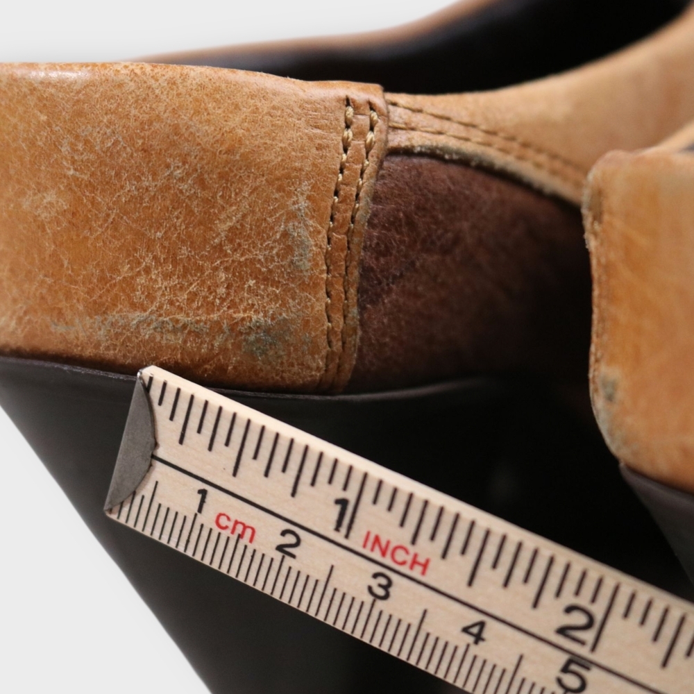 Women's Twisted X Western Brown Leather Rodeo Cowboy Boots Mules Size 7.5 B - Picture 11 of 12